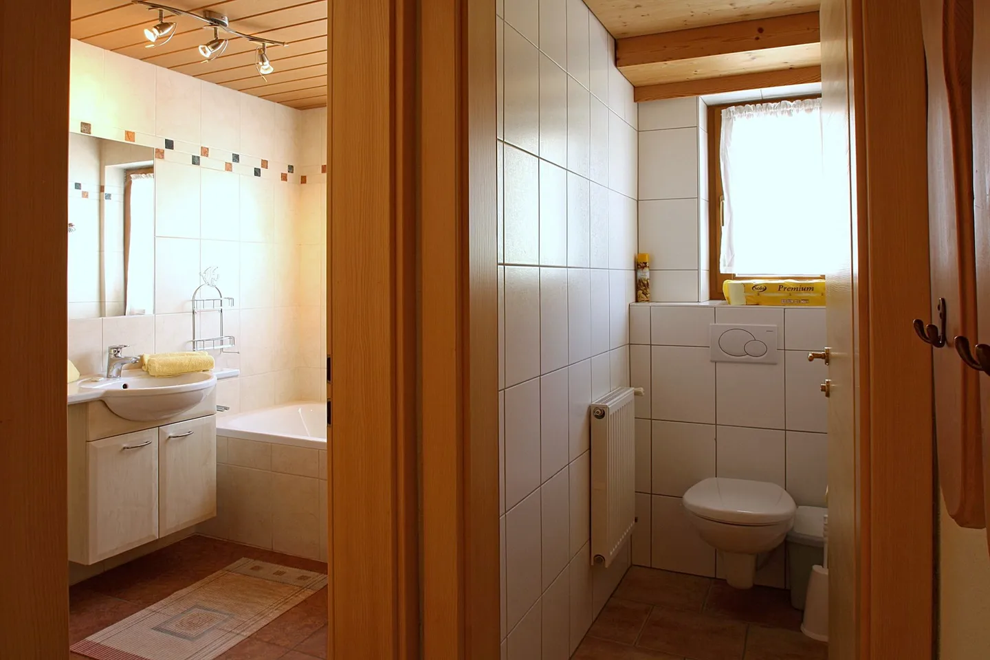 Das Badezimmer – Sennhof Karwendel